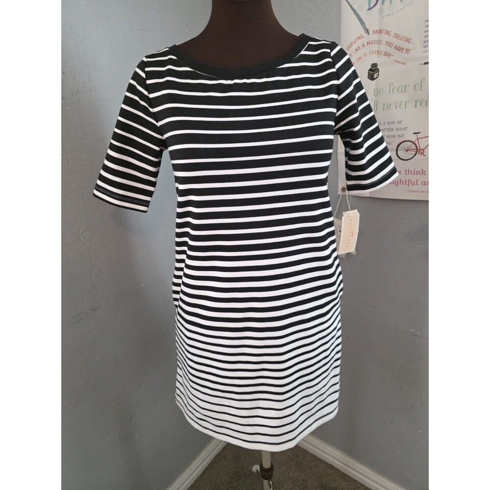 Women's Striped Copper Key Size S Dress NWT